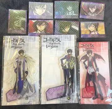 코드기어스 아크릴 스탠드 홀로 스티커 를르슈