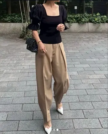 시뉴 오버턱 팬츠 0