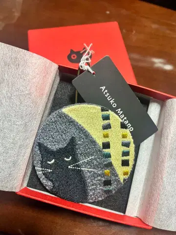 생산 종료품 마타노 아츠코 고양이가 있는 풍경 스톨핀