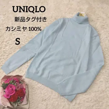 [UNIQLO] 유니클로 캐시미어 터틀넥 스웨터 긴팔 S 새상품