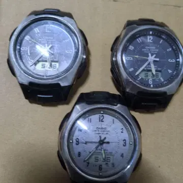 작동품. CASIO 아나로그-디지털 시계 430J3 세트 머리 부분만