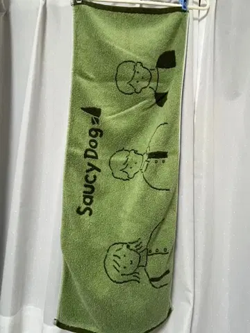 Saucy Dog 타월 그린