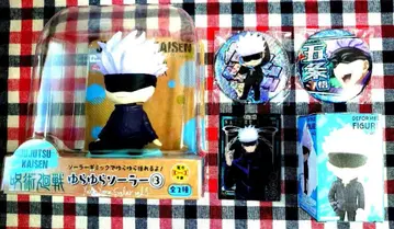 [ 미사용 ] 주술회전 고죠 사토루 유라유라 솔라 SD 피규어 캔뱃지