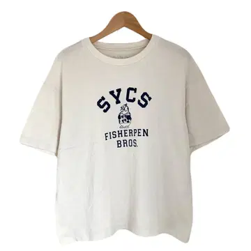 SYCS T셔츠 애니멀 펭귄 프린트 반팔 여성용 화이트 M