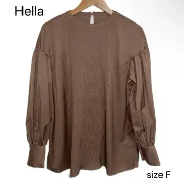 Hella 핀턱 블라우스 셔츠 사이즈 F