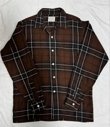 LOCHLANA 체크 셔츠 코튼 60s