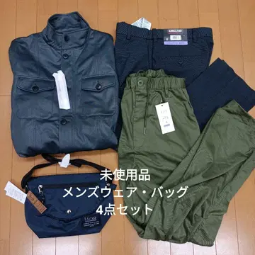 미사용품 남성 의류 백 4세트