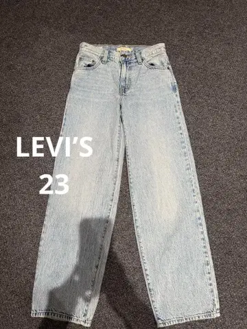 리바이스 LEVI'S 배기 대드 데님 23인치 라이트 블루