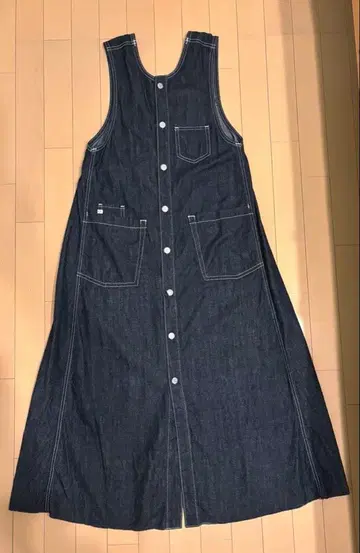 SOMETHING x FREAK'S STORE 오버롤 스커트