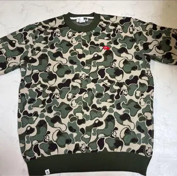 카모플라쥬 패턴 니트 트레이닝복 3CP