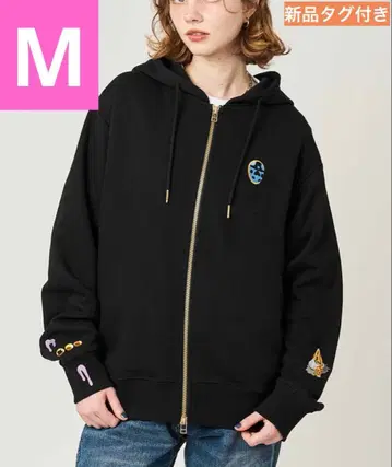 죠죠의 기묘한 모험 그라니프 호위팀 모티브 쭈리 지퍼 후드티 M