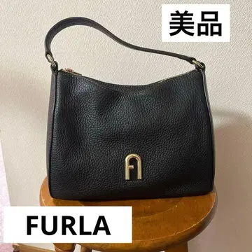 새상품급 FURLA 프리무라 가죽 스몰 탑 핸들 백
