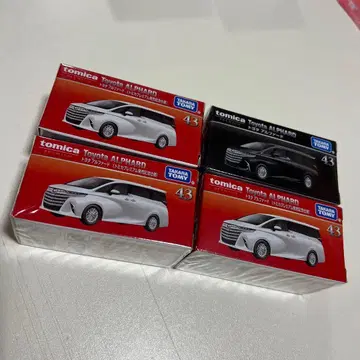 토미카 프리미엄 도요타 알파드 4대 세트