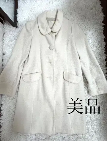 [ 새상품급 ] 패턴 피오나 코트 화이트 9호 사이즈