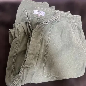 FOH 워크 팬츠 올리브 그린