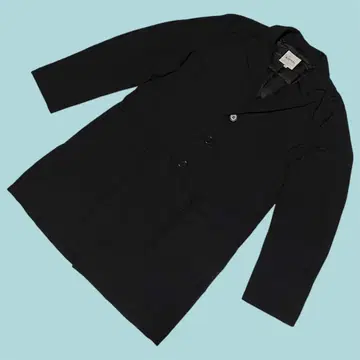 새상품급 ASPESI 체스터형 다운 코트 블랙 자켓 테일러드