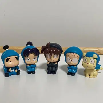 닌자 캐릭터 피규어 5체 세트