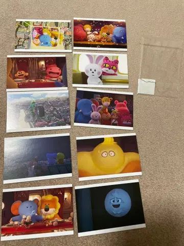 새상품 미사용 타베코 동물 THE MOVIE 장면 사진 엽서 10종