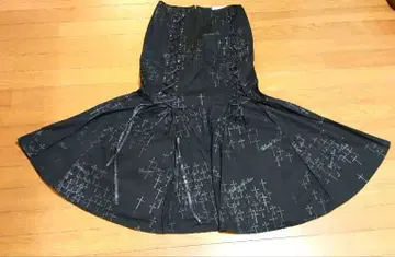 h.NAOTO.Blood. 플레어 스커트 블랙 리본 포함