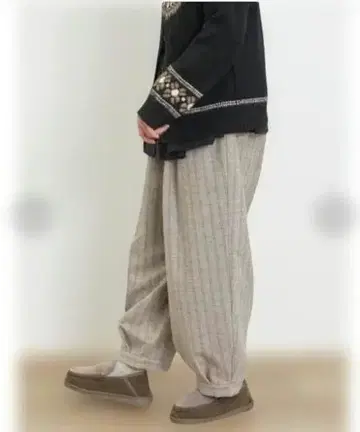 [ SM2 ] 벌룬 턱 팬츠 L