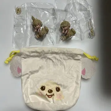 몽치치 복슬복슬 FACE 복조리와 마스코트 키체인 세트