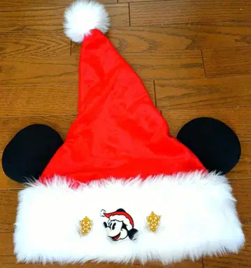 디즈니 크리스마스 산타 모자 미키산타 디즈니 팬캡