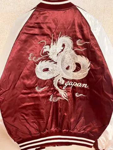 [새상품] 드래곤 자수 스카잔 LL