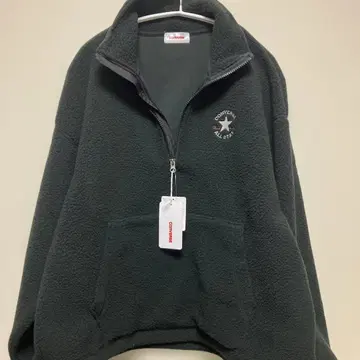 CONVERSE 컨버스 하프 지퍼 보아 풀오버 트레이닝복 M