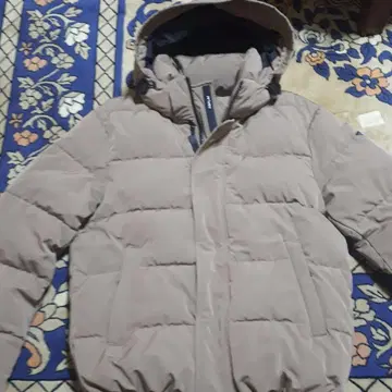 REPLAY 베이지 다운 자켓 후드 부착 클리닝 완료