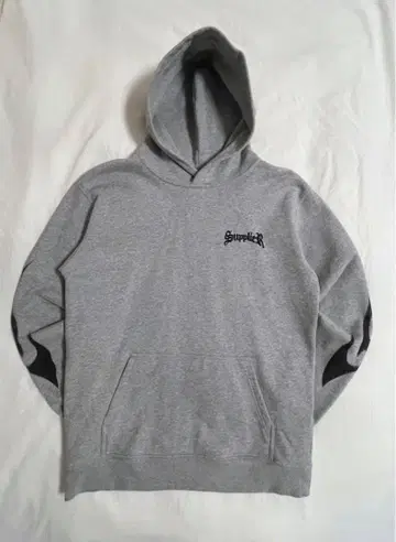 Supplier 그레이 후드티