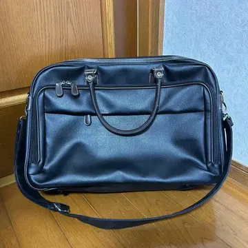 남성용 비즈니스 백 합성 피혁 블랙 백