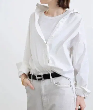L'Appartement boyfriend SHIRTS white
