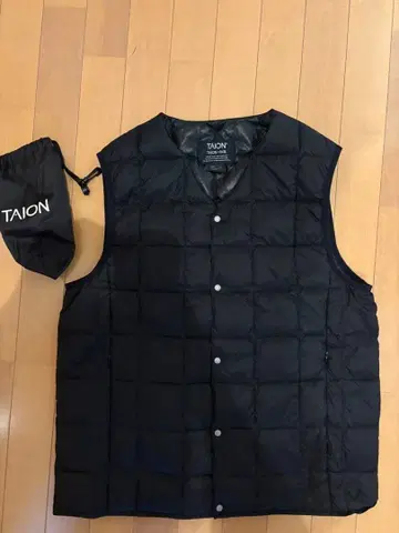 타이온 베스트 TAION 블랙 XL