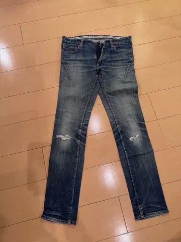 넘버나인 스트레치 가공 데님 카트기 미야시타기