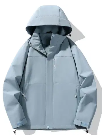 라이트 블루 마운틴 후드티