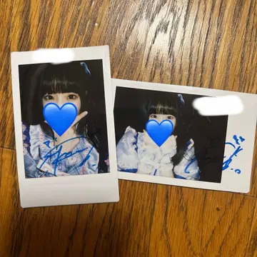 소라시 카렌 투어 의상 사인 폴라로이드 2장 세트