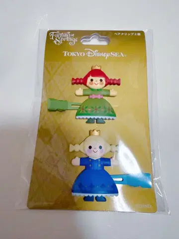 택 포함 새상품 안나 헤어 클립 판타지 스프링스 디즈니씨