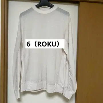 6 (ROKU) SHEER LONG SLEEVE PULLOVER 티셔츠