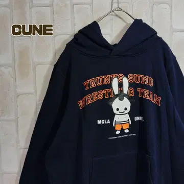 큔 CUNE 후드티 풀오버 후쿠시마 지역 한정