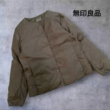 새상품급! MUJI 무인양품 경량 다운 노카라 자켓 L
