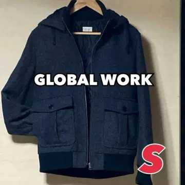 글로벌 워크 / 헤링본 무늬 블루종