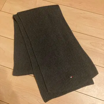 TOMMY HILFIGER 그레이 머플러