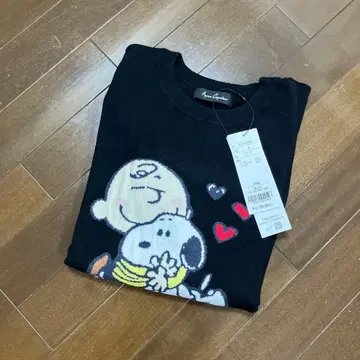 앙코키누 코어스파이얀 새상품 블랙 스누피 귀여운 QVC