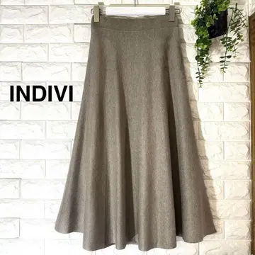 INDIVI 니트 스커트 컨디션 최상 인디비 롱 스커트