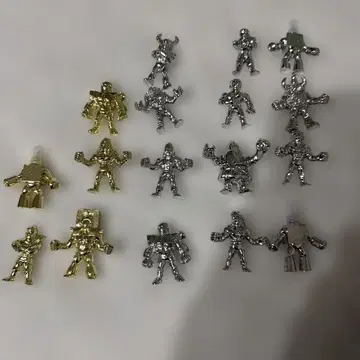 근육맨 다이캐스트 근육 케시 17개 (중복 포함)