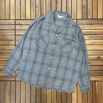 Dan River 던리버 체크 긴팔 플란넬 셔츠