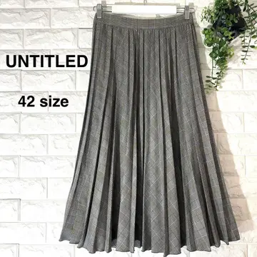 언타이틀 롱 스커트 42 사이즈 새상품급 언타이틀 빅 사이즈