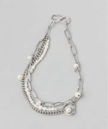 JEANASIS 펄 앤 체인 목걸이