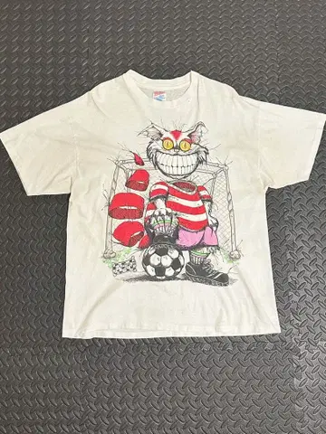 레어 원더랜드 앨리스 체셔 고양이 90s Hanes XL 티셔츠