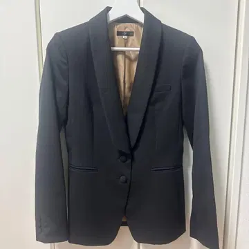 에스트네이션 턱시도 테일러드 자켓 숄카라 블랙 38